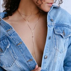 Lulus Rose Gold Layered Collar Necklace